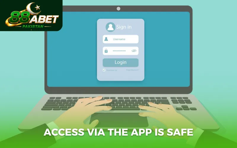 Access via the app is safe