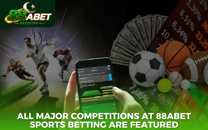 All major competitions at 88abet Sports Betting are featured
