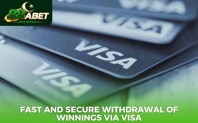 Fast and secure withdrawal of winnings via Visa