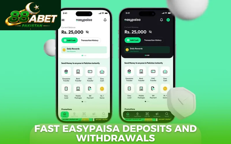 Fast EasyPaisa deposits and withdrawals