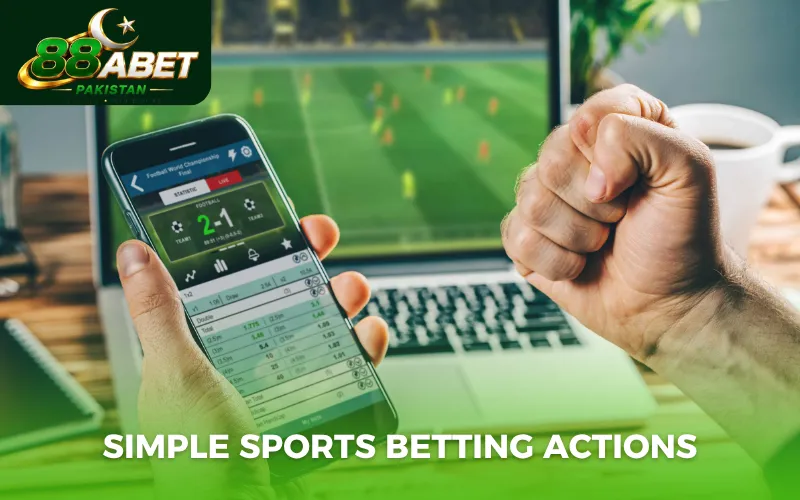 Simple sports betting actions