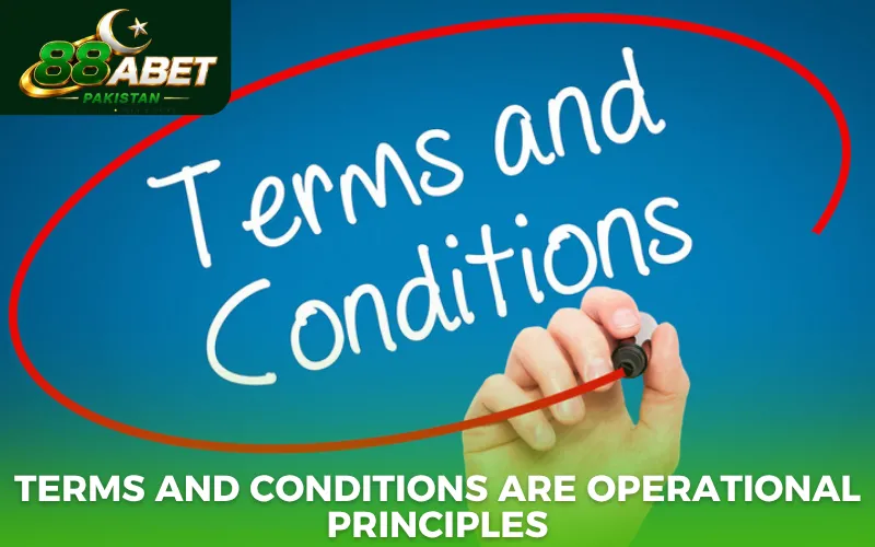 Terms and conditions are operational principles